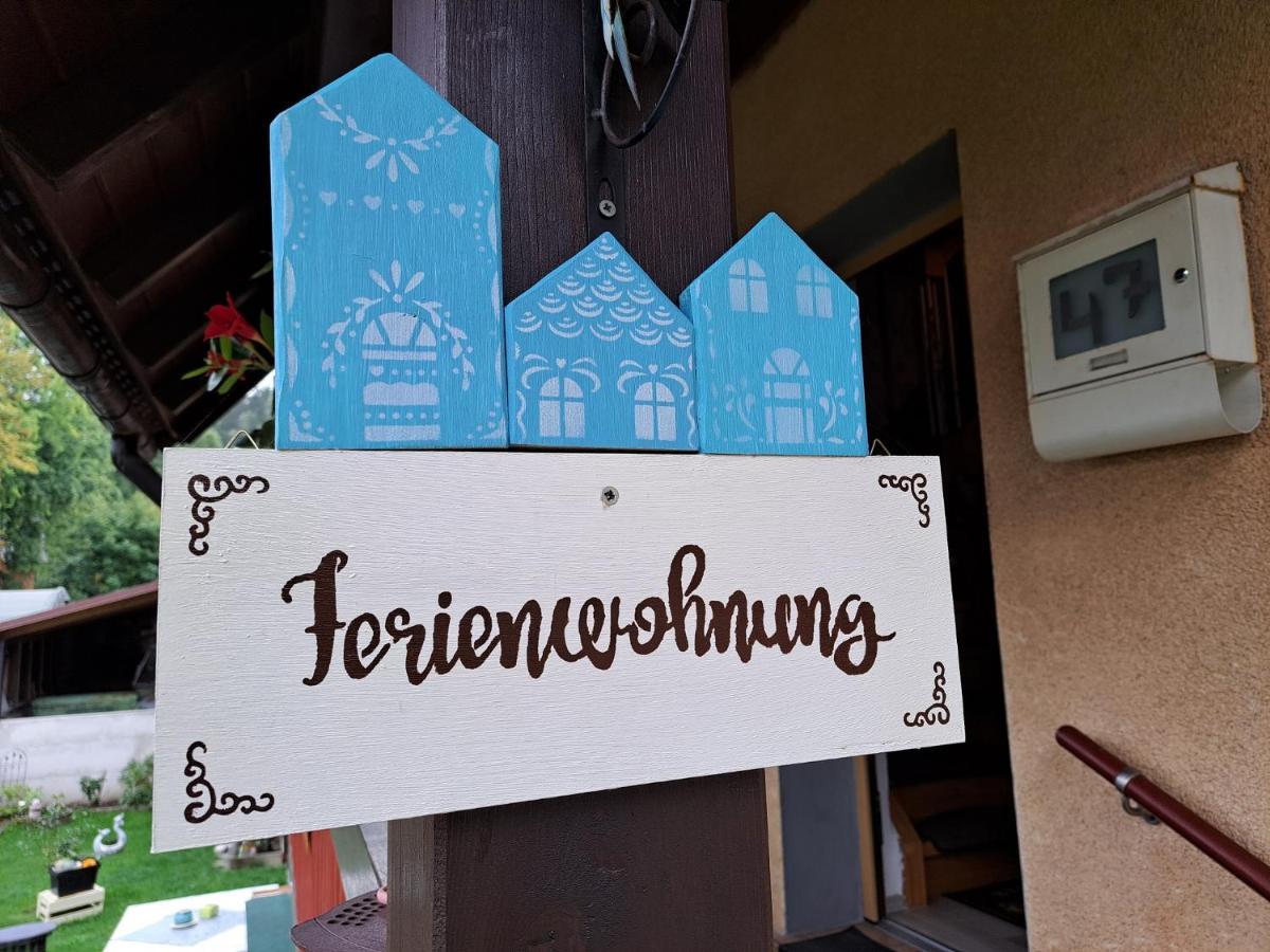Ferienwohnung Sonja Mit Garten Und Freisitz Steinwiesen Exterior photo